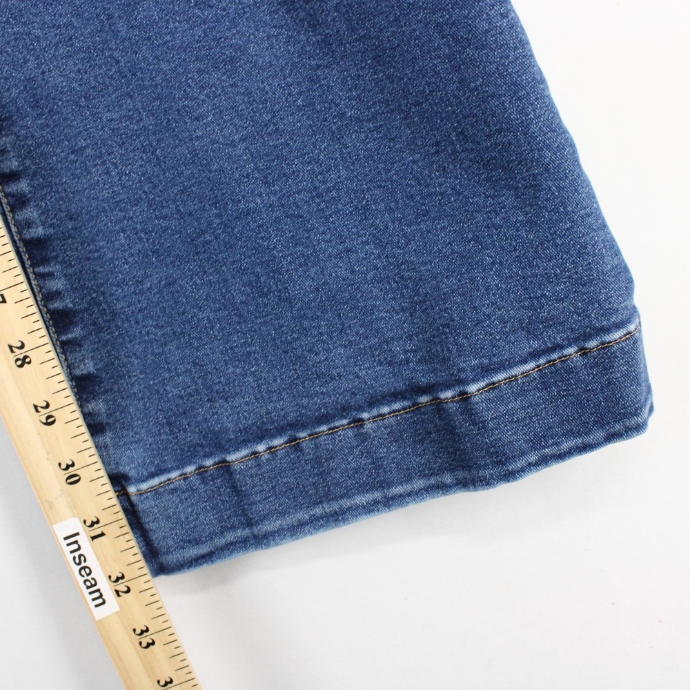 Good American Good Legs Flare Jeans Womens 10 Blue High Rise Stretch Denim - Picture 8 of 11